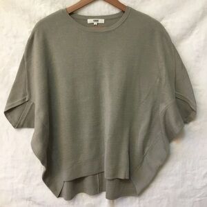OZOC Gray Textured Knit Top